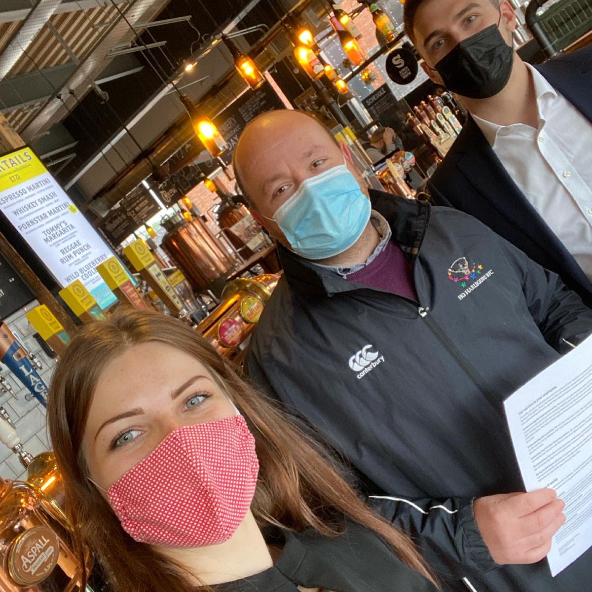 QuaysideWealth's tweet photo. Team out sharing some positivity today… thanks @BrewAndBakeHQ the goodies we well received! https://t.co/pe7v8SeU6B