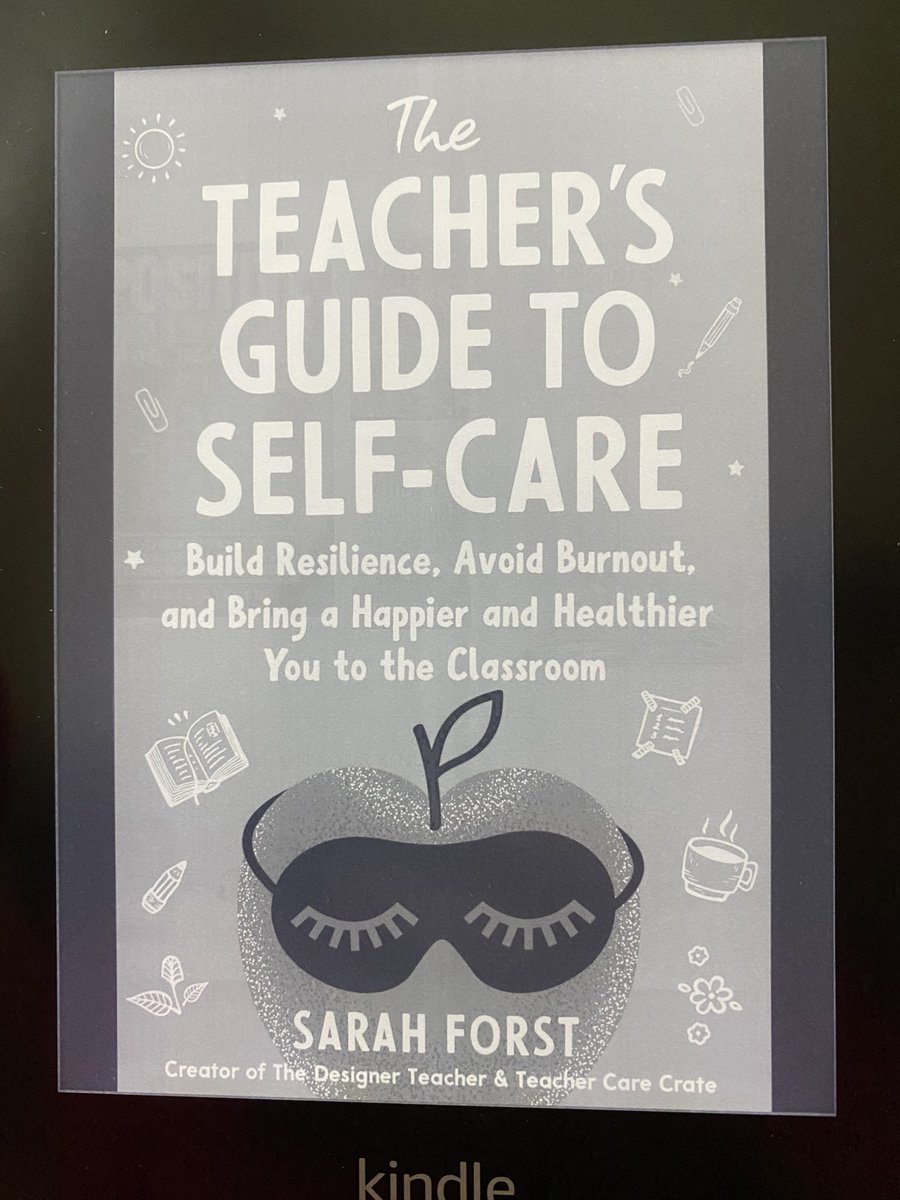 Summer reading selfie: Just finished one of the best books I’ve read! My goal is to be better at self-care and this book really was an eye opener! #creightonsummerfun