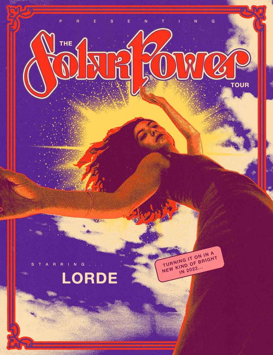 The Lorde Cult On Twitter Lorde S Solar Power Tour Is Coming In 2022