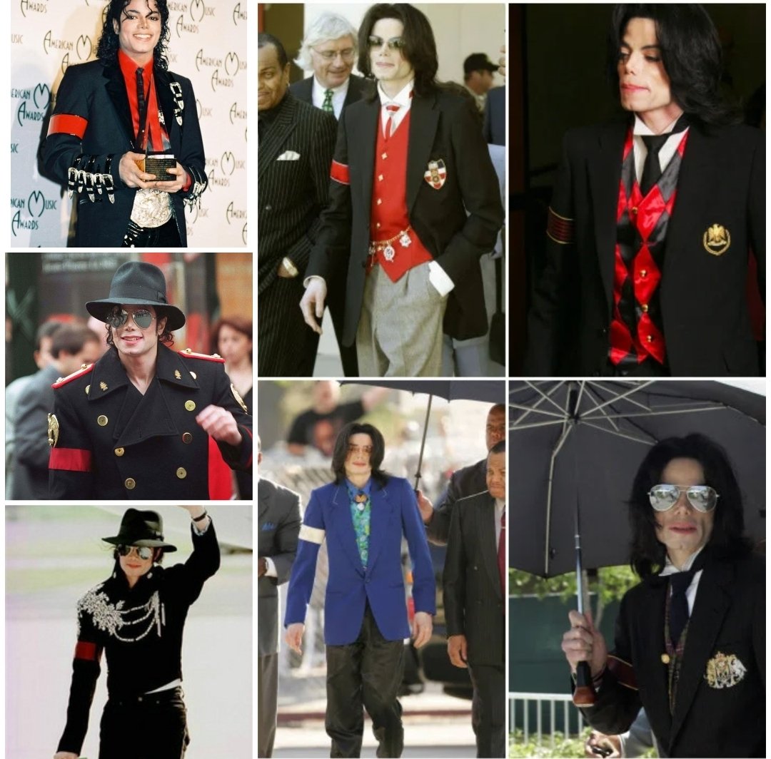 BtsPyt's tweet photo. Michael Jackson and his armband. He never stopped wearing them. https://t.co/iHeFCA4bOO