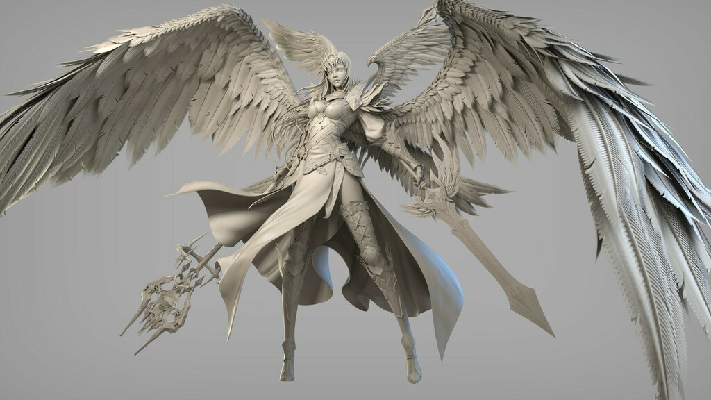 Четвертые крылья. Персонажи с крыльями. Концепт персонажей с крыльями. Крылья 3d модель. 3д персонажи с крыльями.