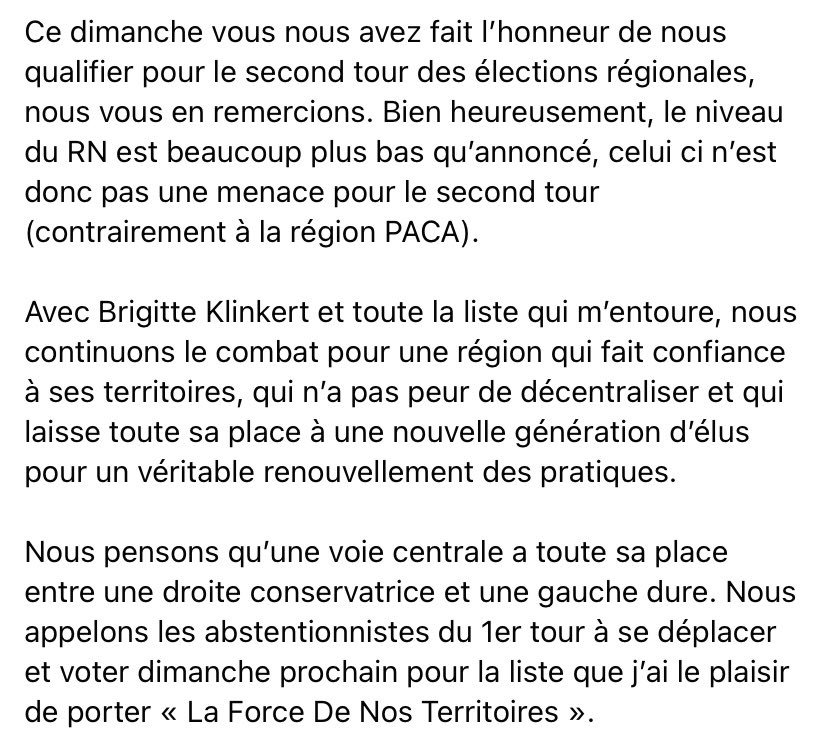 StphaniePOIRIE8's tweet photo. On continue, on ne lâche rien, une voie centrale est possible ! 💪👍                 #laforcedenosterritoires #vosges #klinkert21 https://t.co/cgztEJ6V7z