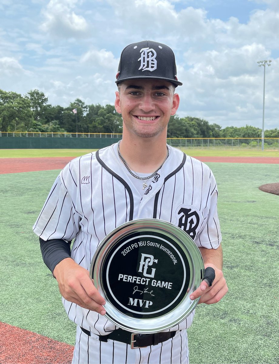 2021 16U PG South Invitational Congratulations to:

🏆 Premier Baseball 2023 Isenhower/Evans
🥈 Banditos 16U Scout Team
🏅 MVP Tracer Lopez
🏅 MVPitcher Alexander Solis