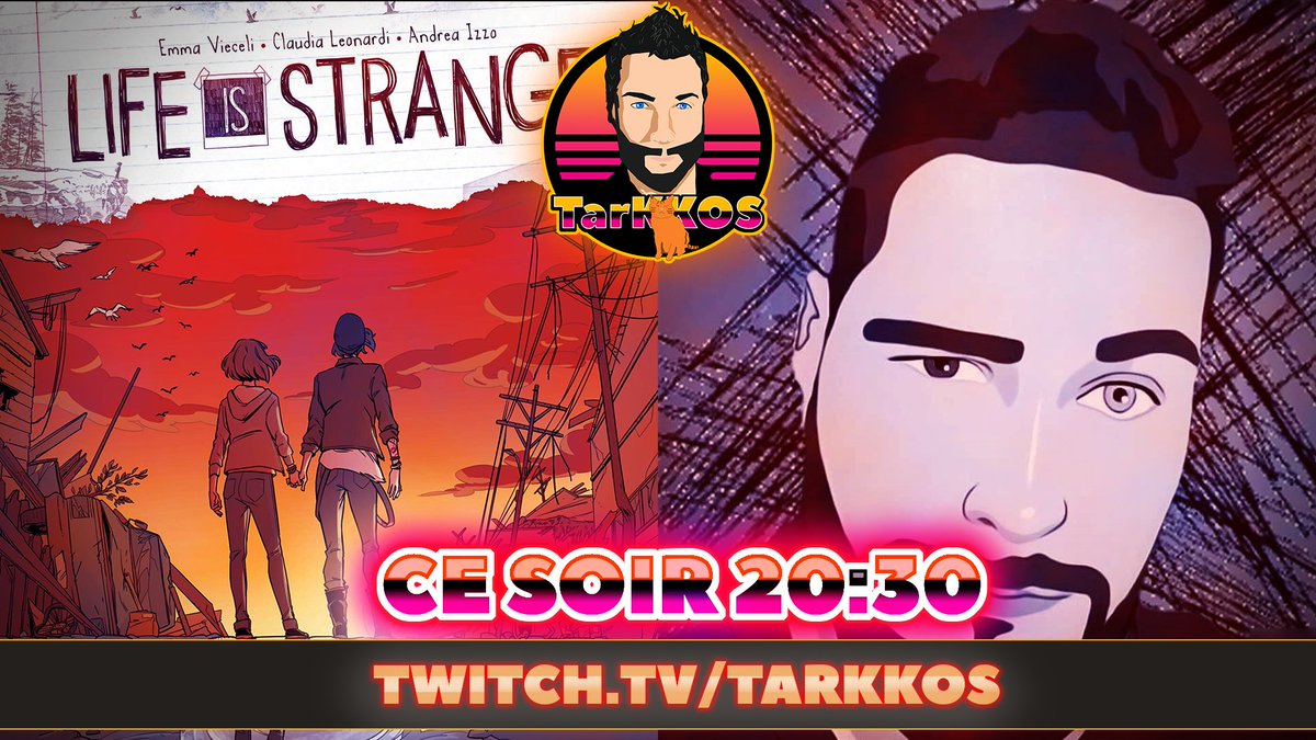TarKKos's tweet photo. Suite de l'enquête sur #LifeIsStrange en chill mode à 20:30 !

https://t.co/7QOr1rAjLf
!command !animations

#twitch #twitchfr #twitchfrance #twitchaffiliate #twitchstreamer https://t.co/FIk663Amqc