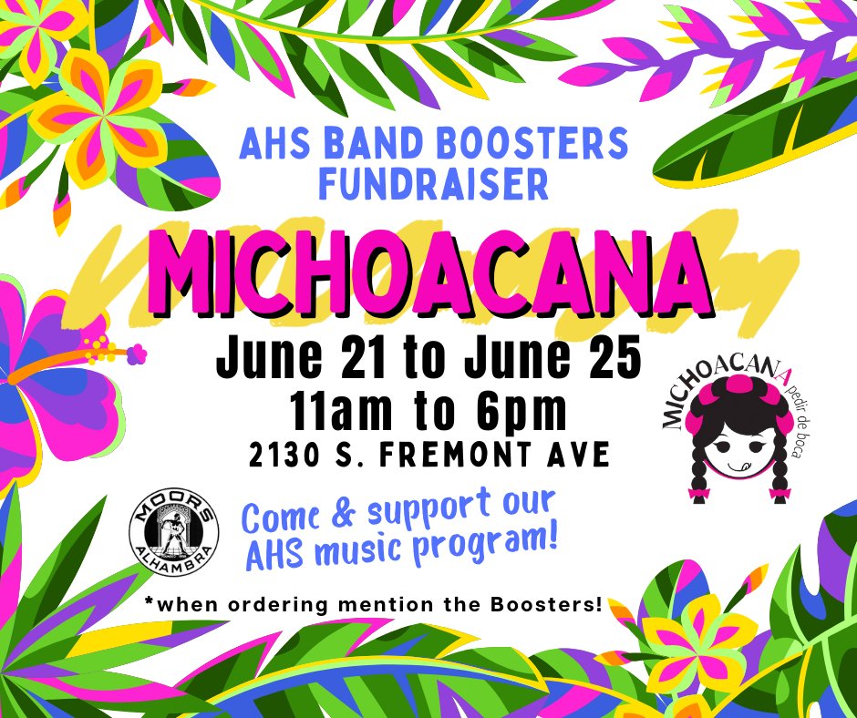 EBalsz's tweet photo. HOT🔥 HOT 🔥HOT this week! Time to head over to MICHOACANA for some sweets &amp; support the AHS Music programs. Our kids need our help to make this coming year special...it will help their mental well-being to get OUT THERE &amp; PLAY some music with their friends! https://t.co/c9mJtPlrid