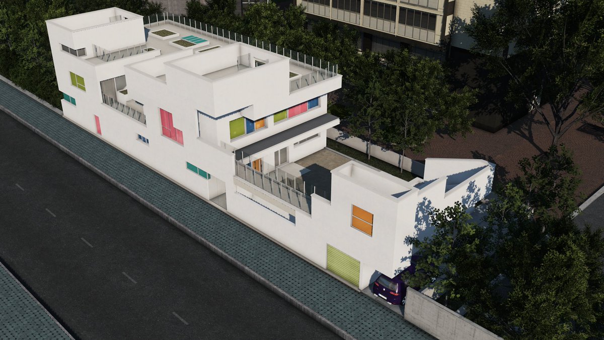 Pixelmonsterst1's tweet photo. Tetris Nursery / IROJE KHM Architects/ #Seoul #Southkorea  now out on Patreon 
#lowpoly #pbr #gameready #citiesskylines #minimalism  #3d #lowpoly  #gfx #School #gamedesign #gamedev #architecture #archdaily #kintergarten #Contemporary https://t.co/RAUCZNwDvJ