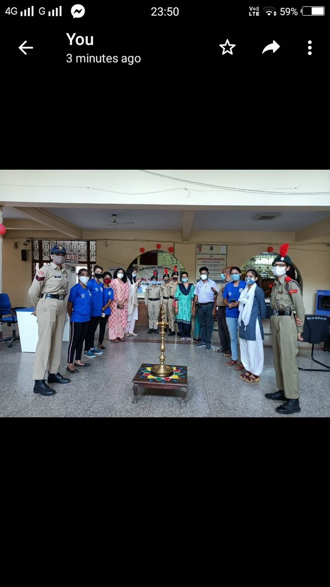 Govt Geetanjali Girls' PG(Autonomous) College, Bhopal Covid vaccination  camp inaugurated by bhopal collector and dig bhopal., image size:675x1200