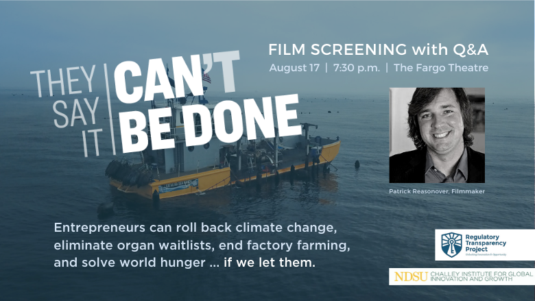 We are excited to host a free screening of the award-winning film They Say It Can't Be Done!

🗓️ August 17
🕢 7:30 - 9:30 PM
📽️ <a href="/FargoTheatre/">The Fargo Theatre</a>
🎟 eventbrite.com/e/they-say-it-…