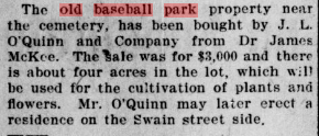 jamesleegilbert's tweet image. This is the first newspaper account (1901) I've read of the actual location of Raleigh's Athletic Park. I'll add it to my list of #ForgottenFields soon.