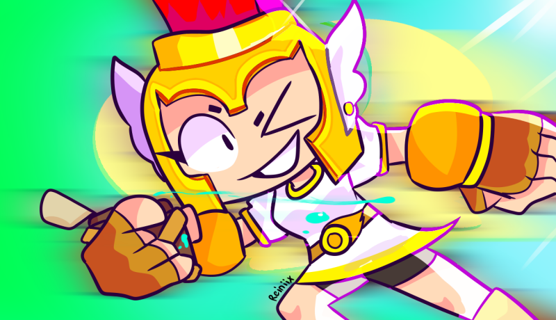 Brawlstarsmax Hashtag On Twitter - hermes max brawl stars fan art