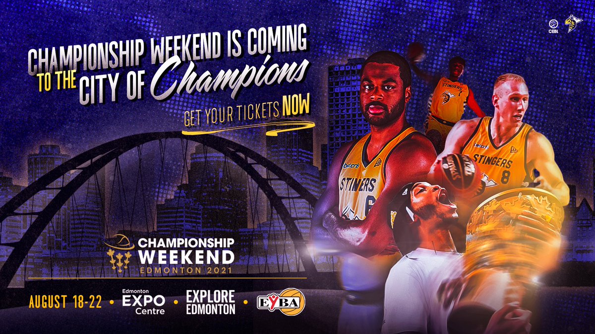 Breaking News 🗣🗣🗣
2021 Championship Weekend is going to be RIGHT HERE IN YEG!
How fitting the home of the 2020 #CEBL Champs get to defend the title in front of OUR FANS!

#FeelTheBuzz #OurGame