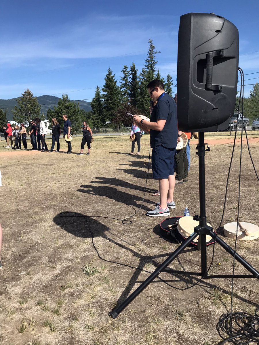 barrsec's tweet photo. This morning we celebrated #NationalIndigenousPeoplesDay. 

It is a privilege to work, learn, live and be on the traditional, unceded territory of the Simpcw people. https://t.co/kMdHQSW2IT