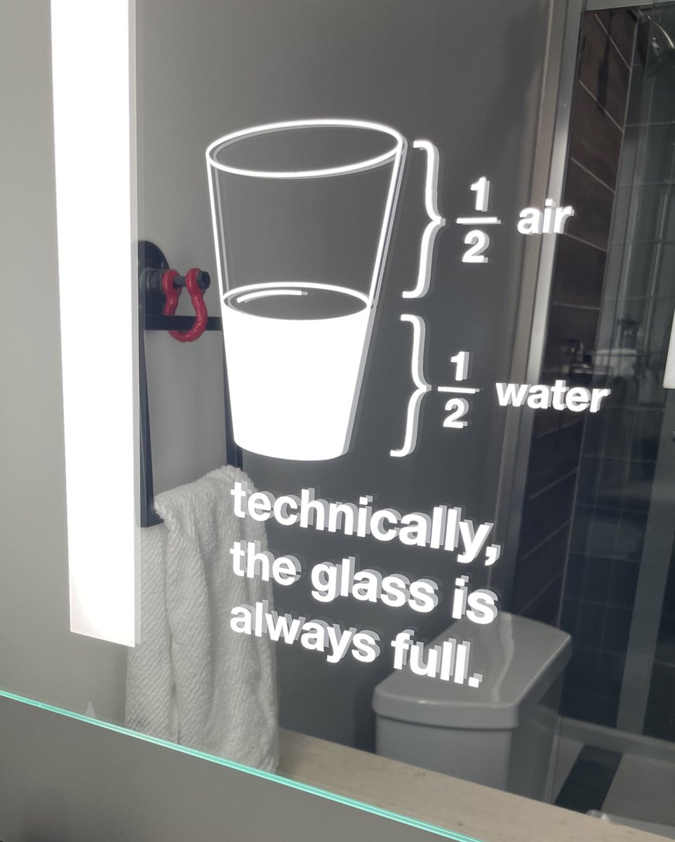 Loved this in my bathroom at <a href="/RenaissanceTOL/">Renaissance Toledo</a>!