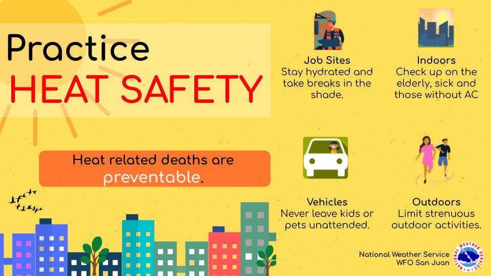 IEMNews's tweet photo. Summer is officially here and so is the #summerheat! As the temperature rises, protect your health by practicing #heatsafety and know the signs of heat-related illnesses. 
☀ Learn how to beat the heat and stay safe this summer: https://t.co/9pXsr5jQzb https://t.co/mdEQyaabY0