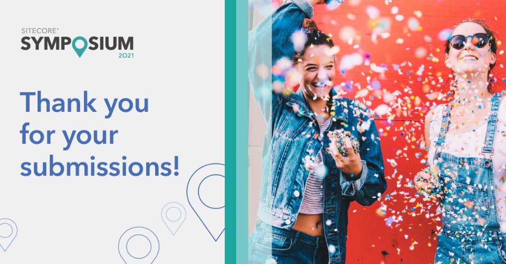 A huge thank you to all who sent in a #SitecoreSYM 2021 Call for Papers and/or Sitecore Experience Awards entry. Our teams are now reviewing hundreds of submissions and we’ll be reaching out when we’ve made our selections. siteco.re/sitecoresym