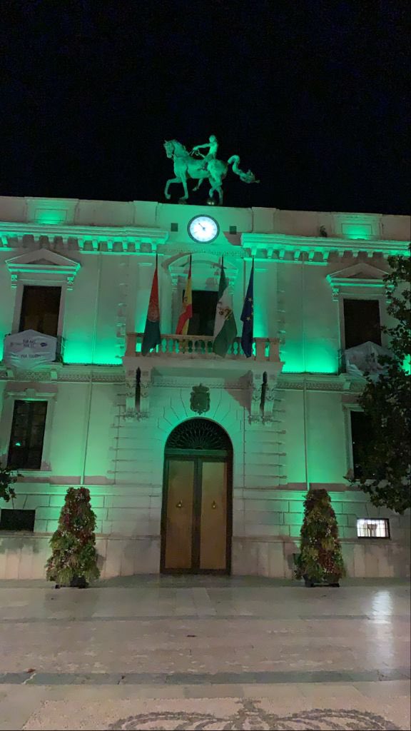 MarisaMayorgas's tweet photo. Granada se vuelca con la ELA como homenaje a los que no están y visibilidad para los enfermos y familiares que la sufren. Con ellos y por ellos está @agraela1 GRACIAS 💚 @FundacionLuzon @clinicogranada @aytogr @Cajaruralgr https://t.co/OcjncViRqi