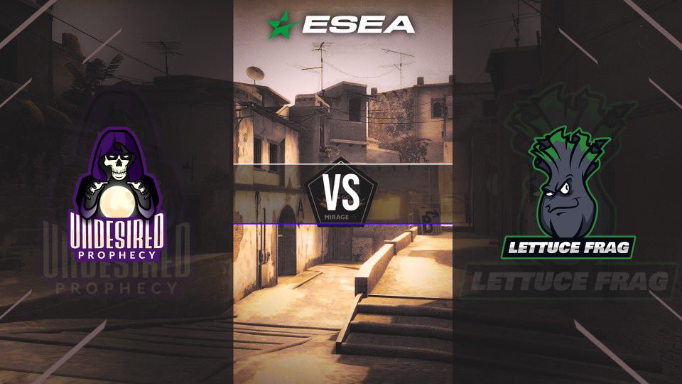 UndesiredProph's tweet photo. [#UPCSGO]

We’ve got a CS:GO match tonight at 10pm against Lettuce Frag. We’ll be streaming live on our Twitch!

#GoinUP #CSGO https://t.co/tQ15Vn78XC
