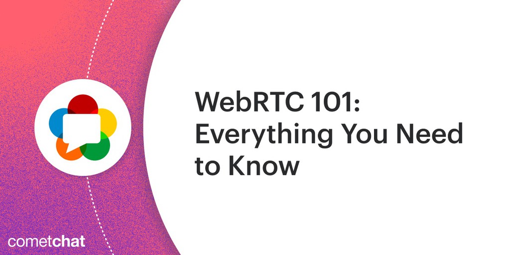 CometChat's tweet image. WebRTC is everywhere, but what is it?
Read on to know more about WebRTC and why you should consider it 👉 l.linklyhq.com/l/VKqS

#CometChat #ChatAPI #ChatSDK #CPaaS #WebRTC101 #VideoConference #Communication #APIs #SaaS #WebApplications