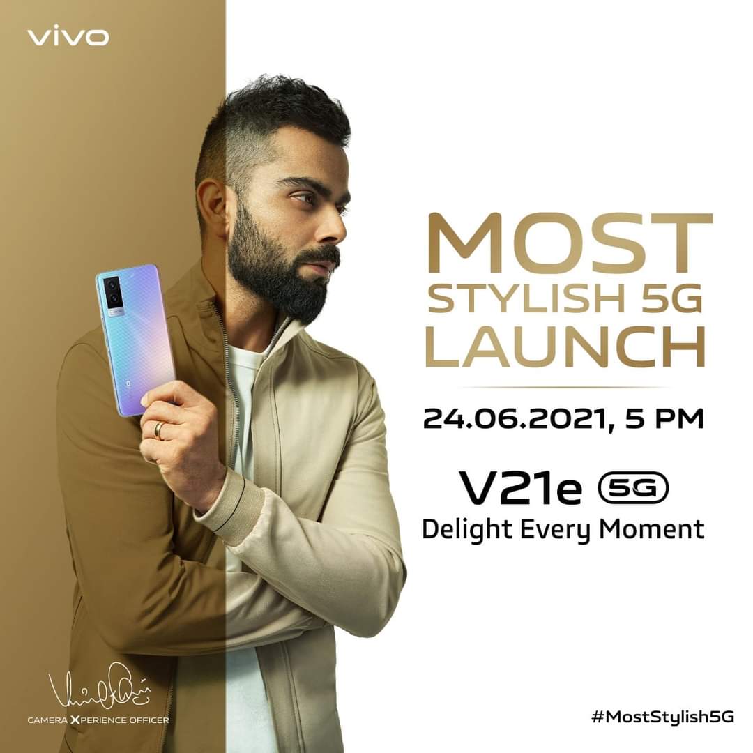 mrAKs47's tweet photo. #BlockYourDate! 🗓️
The stylish new #vivoV21e is launching on 24th June, 2021 at 5 PM. ​

#DelightEveryMoment #MostStylish5G https://t.co/ab9puO56o0