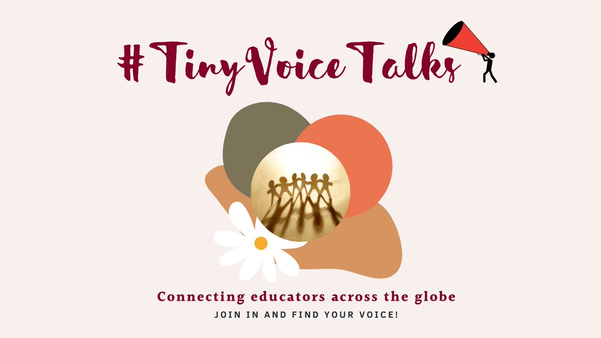 Toriaclaire's tweet image. Welcome to #TinyVoiceTalks
Here&apos;s what to do:
1. Reply to my tweet with a bio/ a gif/ a picture/ promote your great work. Remember to add #TinyVoiceTalks!
2. Like this tweet &amp;amp; retweet it
3. Then chat, collaborate &amp;amp; connect with others.
Build your personal learning network!