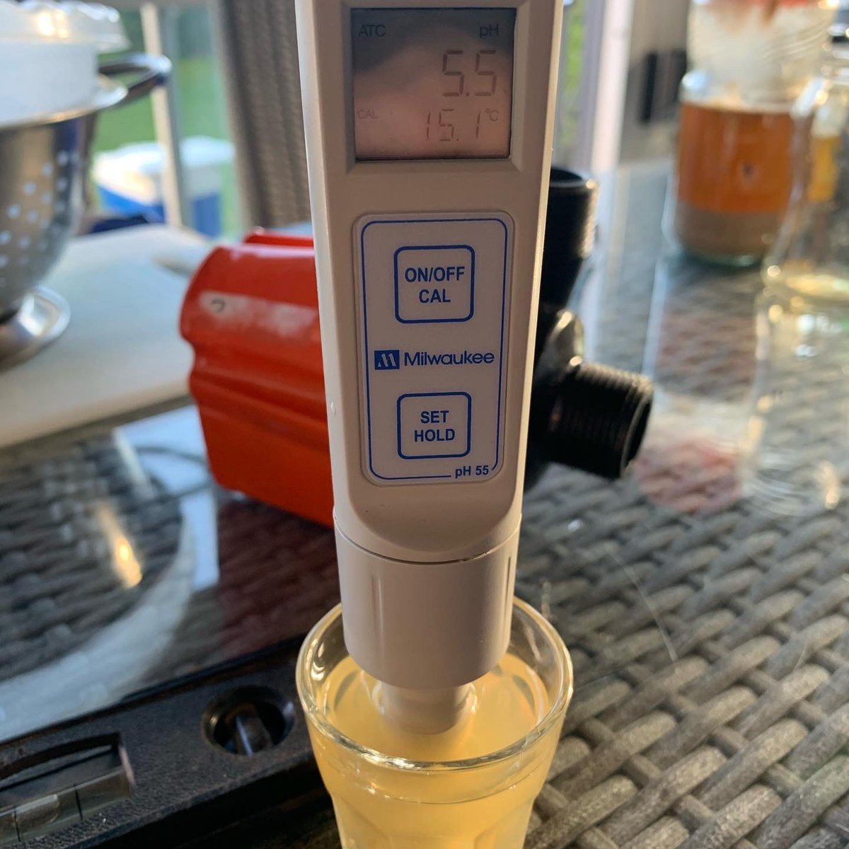 PachaBeer's tweet image. Nueva Hazy Strong Pale Ale (BA-2020BSG-GI-E)!!! D.O.: 1053, sin lúpulo en el lado caliente y técnica de dip hopping. A fermentar... 🍻!!!!