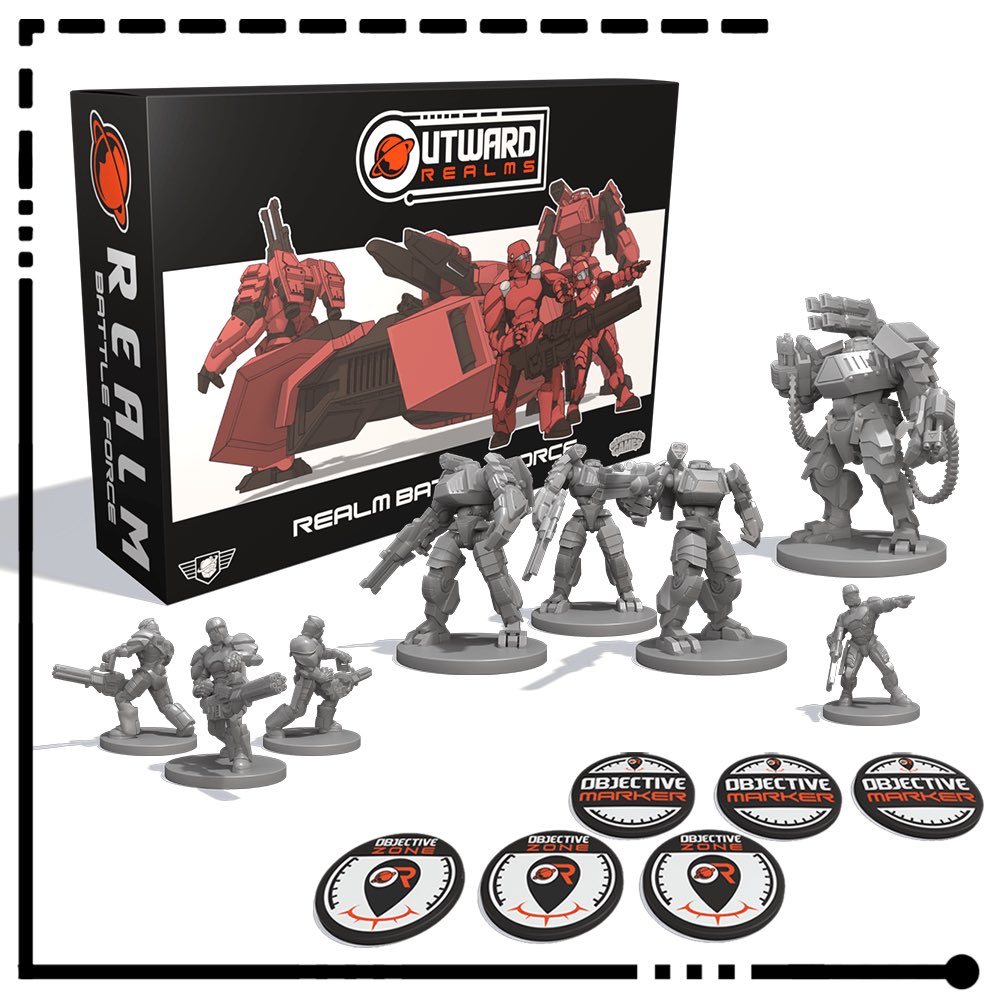 OutwardRealms's tweet photo. Missed out on our #Kickstarter? You still have a chance to claim your slice of the galaxy! 

We've opened a limited-time pre-order shop for the next 7 days. Battle Forces and Faction Starters are available, as well as individual models and add-ons.

https://t.co/2VLILv2jDC https://t.co/FmHQ75mNoH