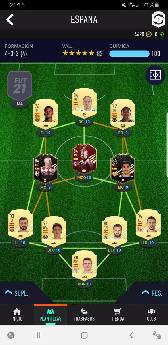 Después de más o menos 5 meses, el viernes volveremos a jugar Fut Champions. Tras la decepcionante eurocopa que esta jugando la selección, haremos los 30 partidos con esta plantilla española. Espero dar una mejor imagen 🤪🤪🇪🇸🇪🇸