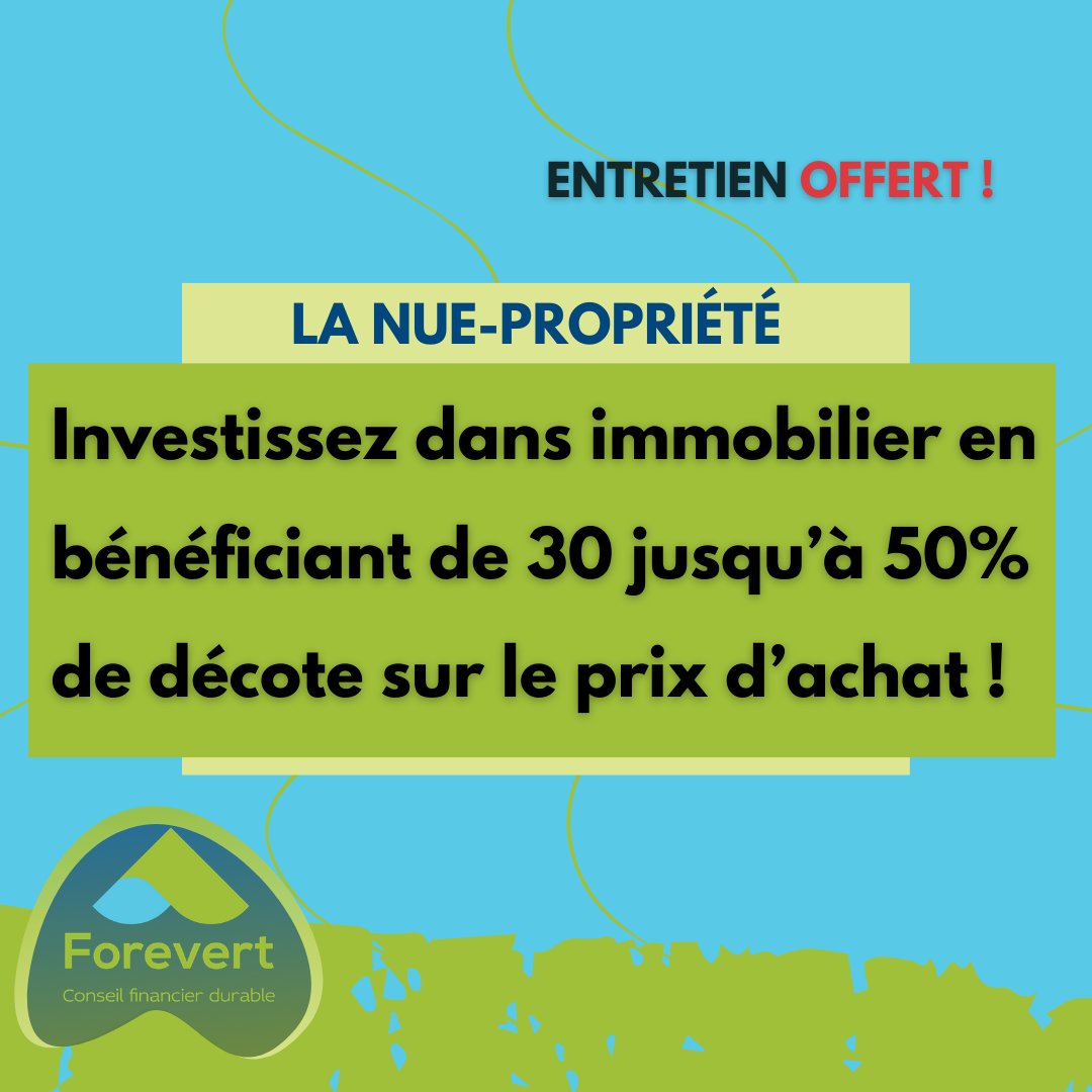 Vous cherchez LE BON moyen pour transmettre votre #PATRIMOINE ?
La nue-propriété vous permet d’investir dans l'#immobilier en bénéficiant de 30 jusqu’à 50% de décote sur le prix d’achat !
Pour en savoir plus, recevez dès MAINTENANT un appel de nos #experts OFFERT 
#Finance #CGP