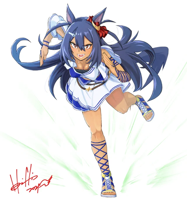 ウマ娘プリティダービー、第1部・完!✨
(この娘が欲しくて始めたので嬉しい😊) 
