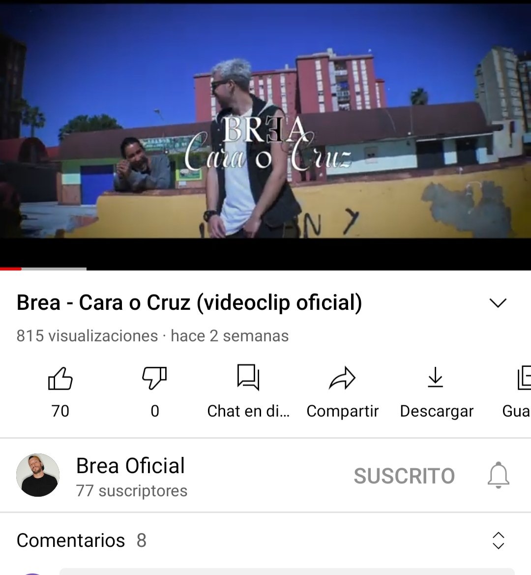 Llegamos a las 1000 reproducciónes y subimos tema nuevo??? youtu.be/rBks2hRhNqw