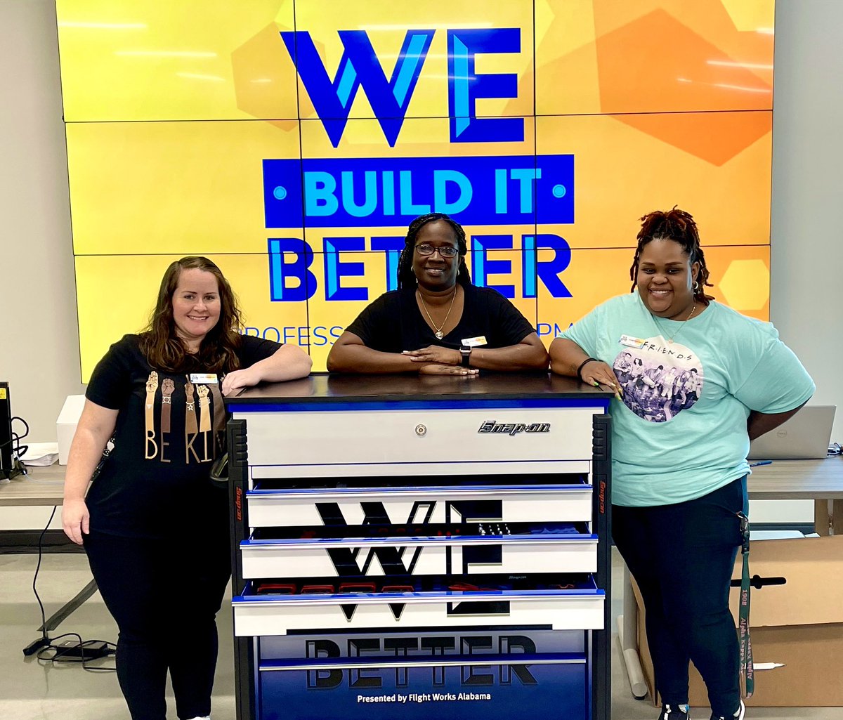 MCTwhippets's tweet photo. Day 1 of the MCTS Math Department at the We Build It Better Professional Development ! We are bringing exciting new activities back to our students for the 2021-2022 school year! #WBIB #FlightWorksAlabama https://t.co/jjFf1GcCL1