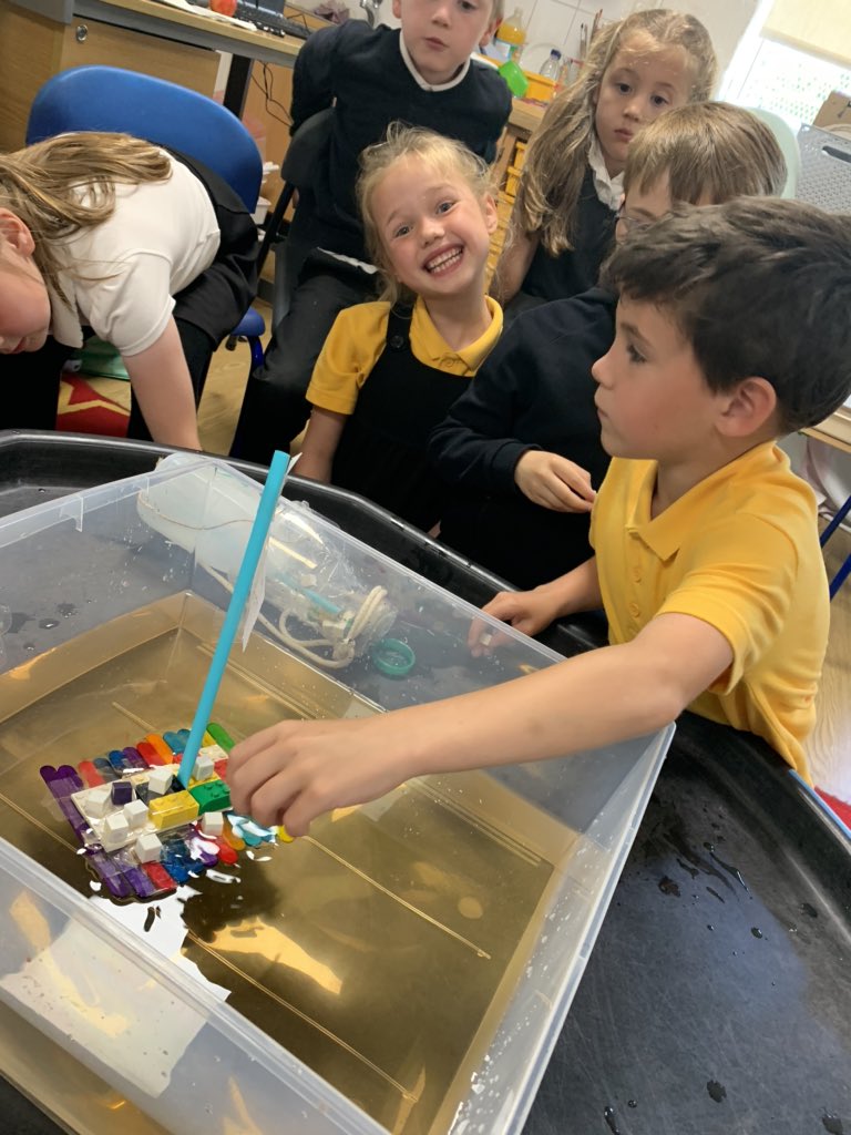 MissForsyth_2CP's tweet photo. Then came the test...can it float? And then can it float with 20 cubes for 10 seconds?...most did!! https://t.co/MgUGRAZ5Ya