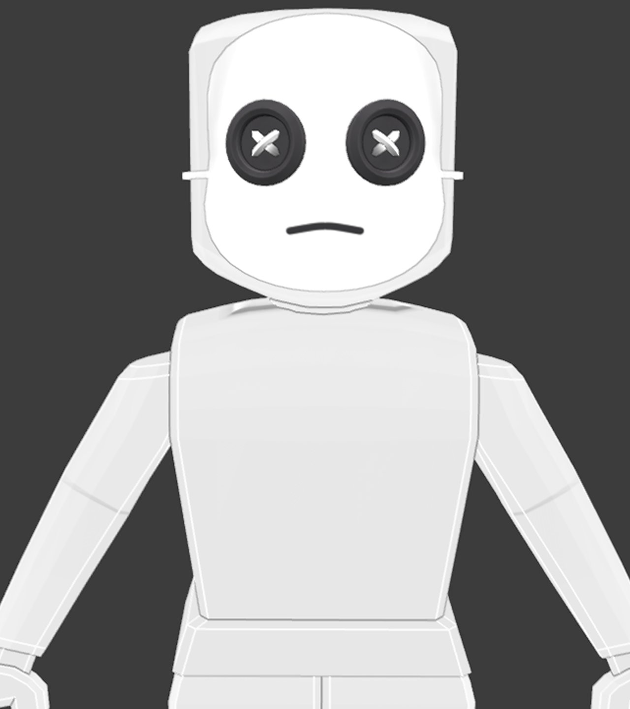 Lukacors on Twitter: "creepy button eyes mask thing #Roblox #RobloxDev