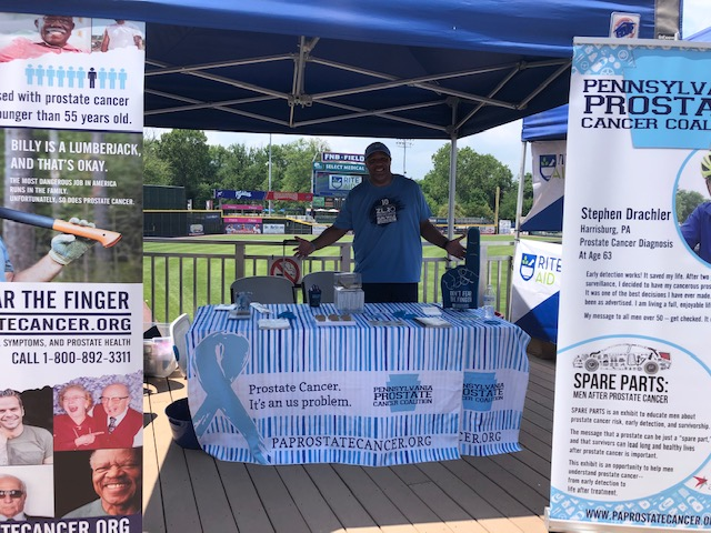 UrologyCP's tweet photo. Thanks for joining UCPA as we celebrated fathers this weekend with @PaProstate and the @HbgSenators! We love dads and want them to stick around awhile, so encourage them to schedule those #prostatecancer screenings! https://t.co/Q1jaSbGOSq