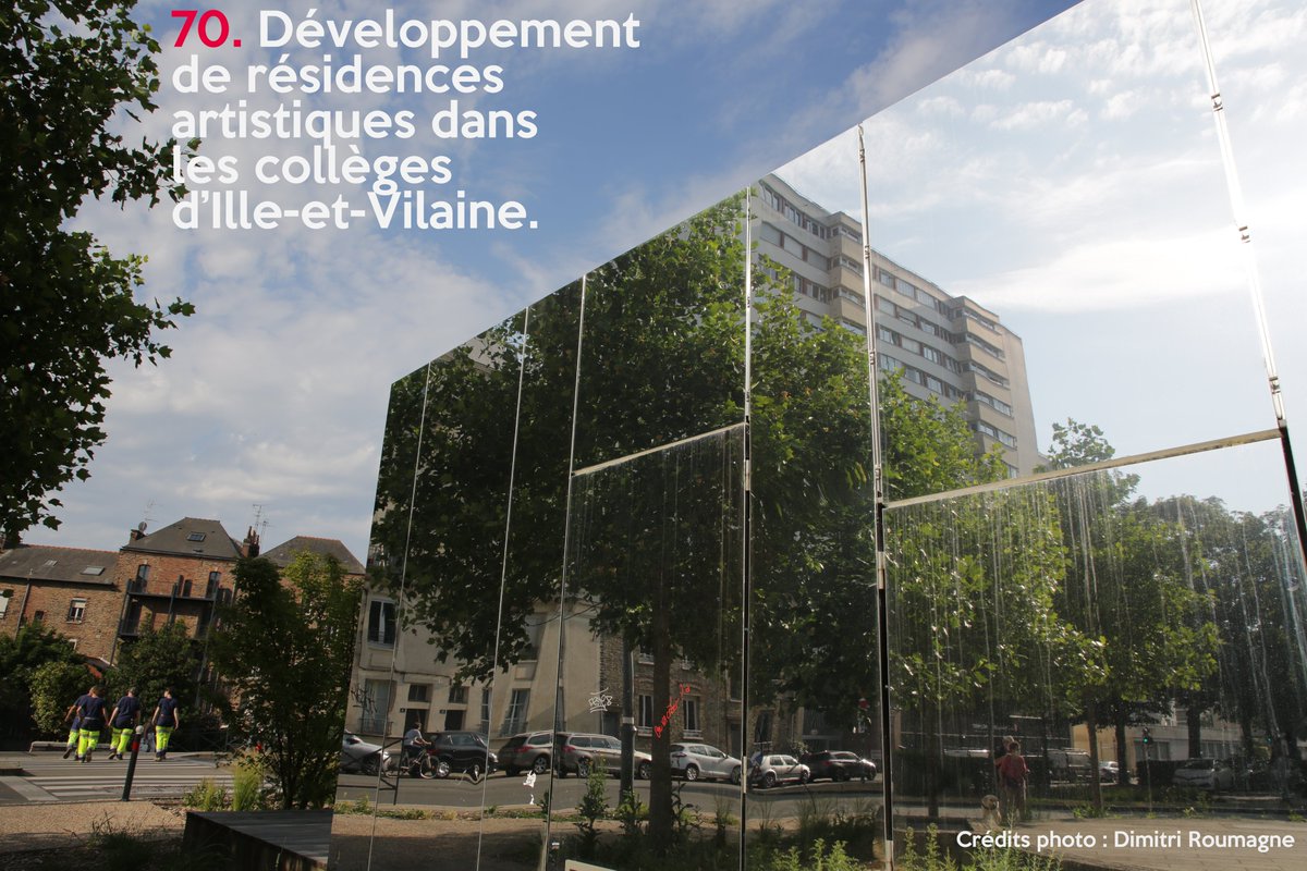 Proposition 7⃣0⃣ : Développement de résidences artistiques dans les collèges d’Ille-et-Vilaine, une proposition pour les #departementales2021 🗳️ avec <a href="/CDebroise/">Catherine Debroise</a> et <a href="/VHaloua/">Vincent Haloua</a>.

<a href="/esolidaires35/">EnergiesSolidaires2021</a> #IlleetVilaine #EnergiesSolidaires2021 #EnergiesSolidaires35 #CantonRennes2