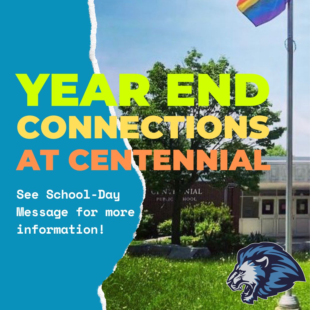cnw_wrdsb's tweet photo. Lions! 🦁 We are excited to welcome you back on school property for an opportunity to connect before the end of this school year! 🎉 Please see the School-day message for more information, class times, and safety protocols! #ThisWeekAtCent https://t.co/AQH8F1Ap9X