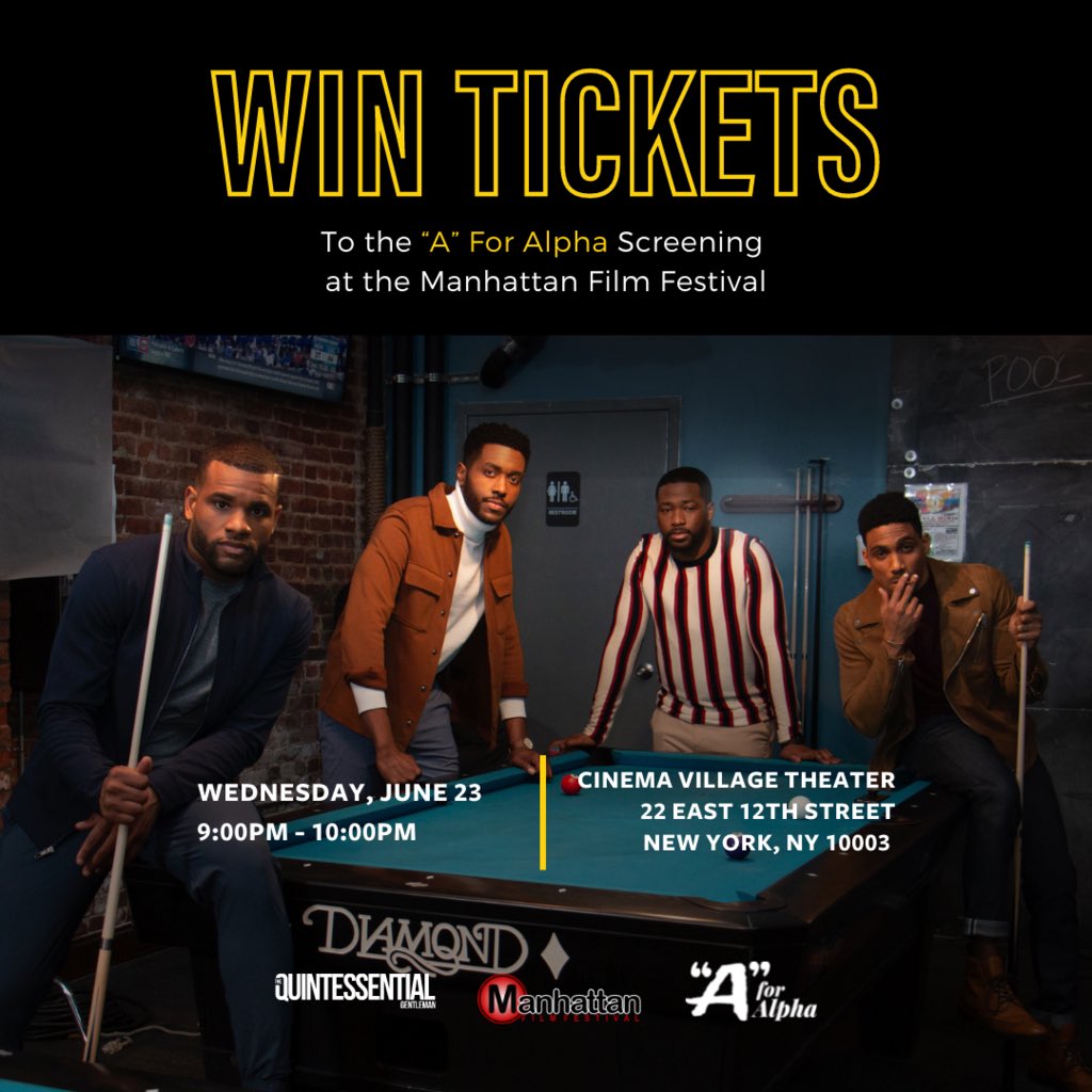 theqgentleman's tweet image. #AForAlpha, the film that challenges gender roles, will be screening at the @ManhattanFF this Wednesday! We are giving away tickets for you to attend! Enter to win: docs.google.com/forms/d/e/1FAI… #AForAlphaFilm