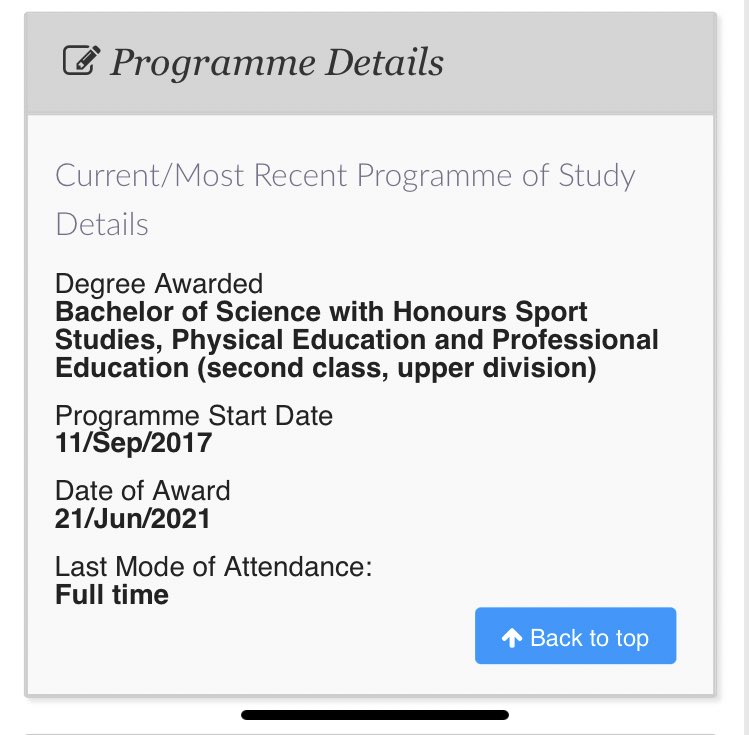 MissRoss_PE_'s tweet photo. Over the moon to be graduating with a 2:1🎓🥳

Can’t wait to start the next chapter of probation year in August 💃🏽 https://t.co/G7Da9nTgfu