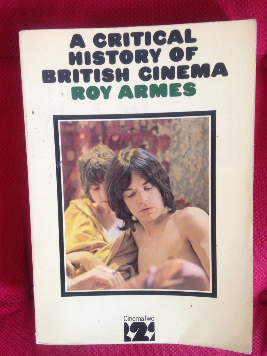 The book of day:'A Critical History of British Cinema', Roy Armes, Cinema Two, 374 pages, on sale in #aegeanagency #abebooks #ebay #amazoncouk #secondhandbooks #dispatchedfromlondon #britishcinema #royarmes