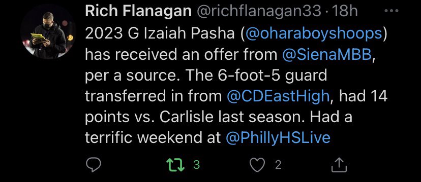 O’Hara Boys Basketball tweet media