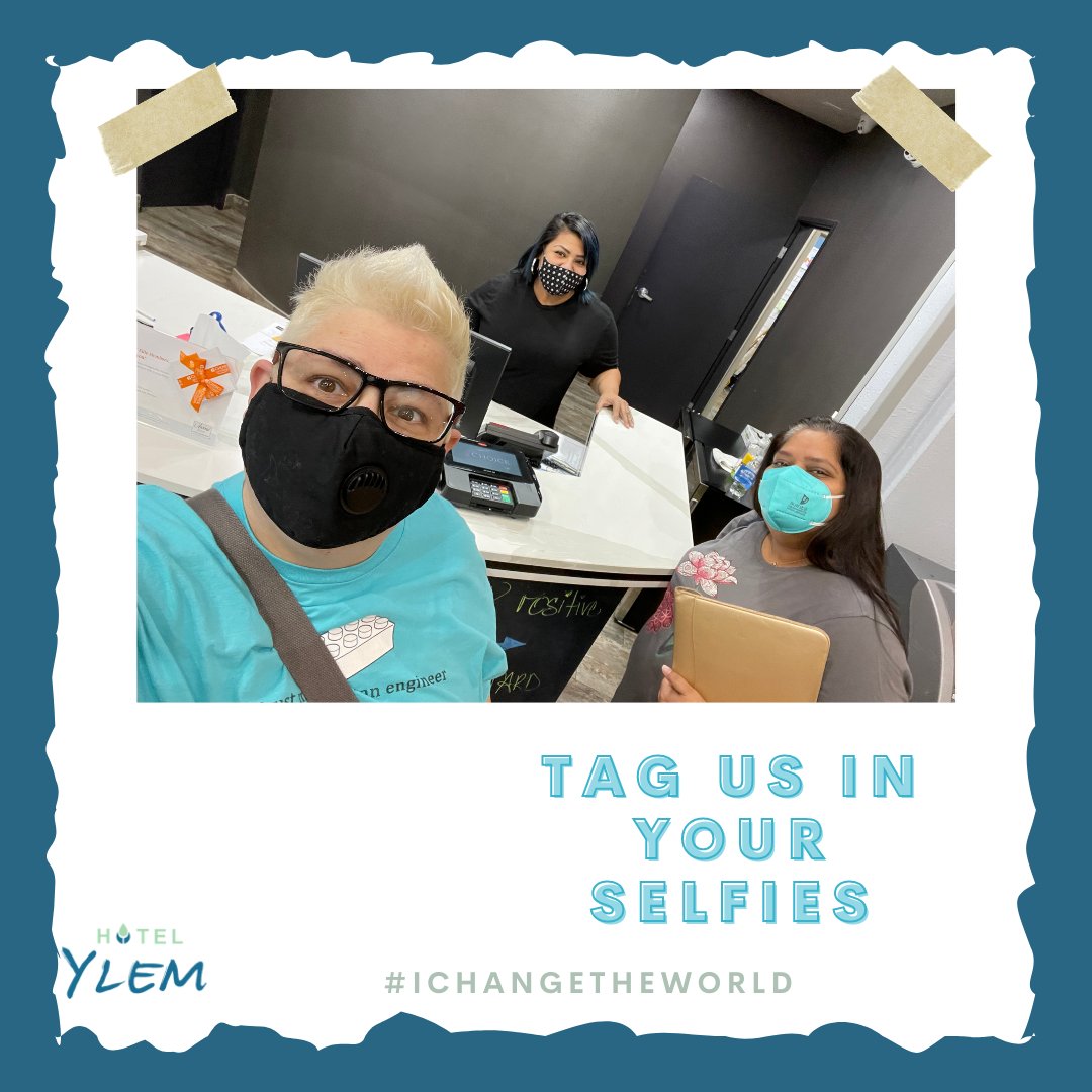 It's#NationalSelfieDay! 🤳 Selfies are so fun! They can be shared, filtered, or untouched. Do you like taking them? Let's see your best selfie. Here is one of ours with one of our Happiness Center attendants, Jessica! #IChangeTheWorld #WhatIsYourYlem