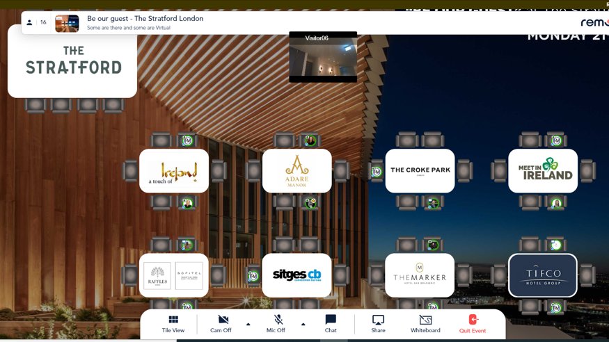 Busy evening of appointments with UK #MICE buyers at <a href="/dbfevents/">Michiel Fortuin</a> “Be Our Guest at The Stratford” #hybridevent. Great to see the start of #F2F events slowly returning. Unsure of where to start with organising a hybrid event? We have the answers for you here! rb.gy/ubfxo1