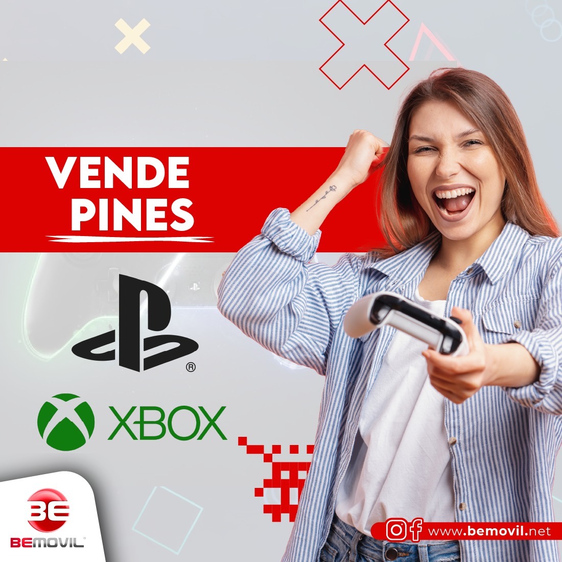 BemovilOficial's tweet photo. Que tus ventas no se detengan! 💰 Recuerda que puedes generar recargas y pines de tus video juegos favoritos a través de nuestra plataforma Bemovil! 🤝
Contacto WhatsApp 3186121202 https://t.co/HZxJqt0Pun ✅
.
#somosbemovil #videogames #FreeFire #Rixty #PlayStation5 #xbox https://t.co/v5CEFL164j