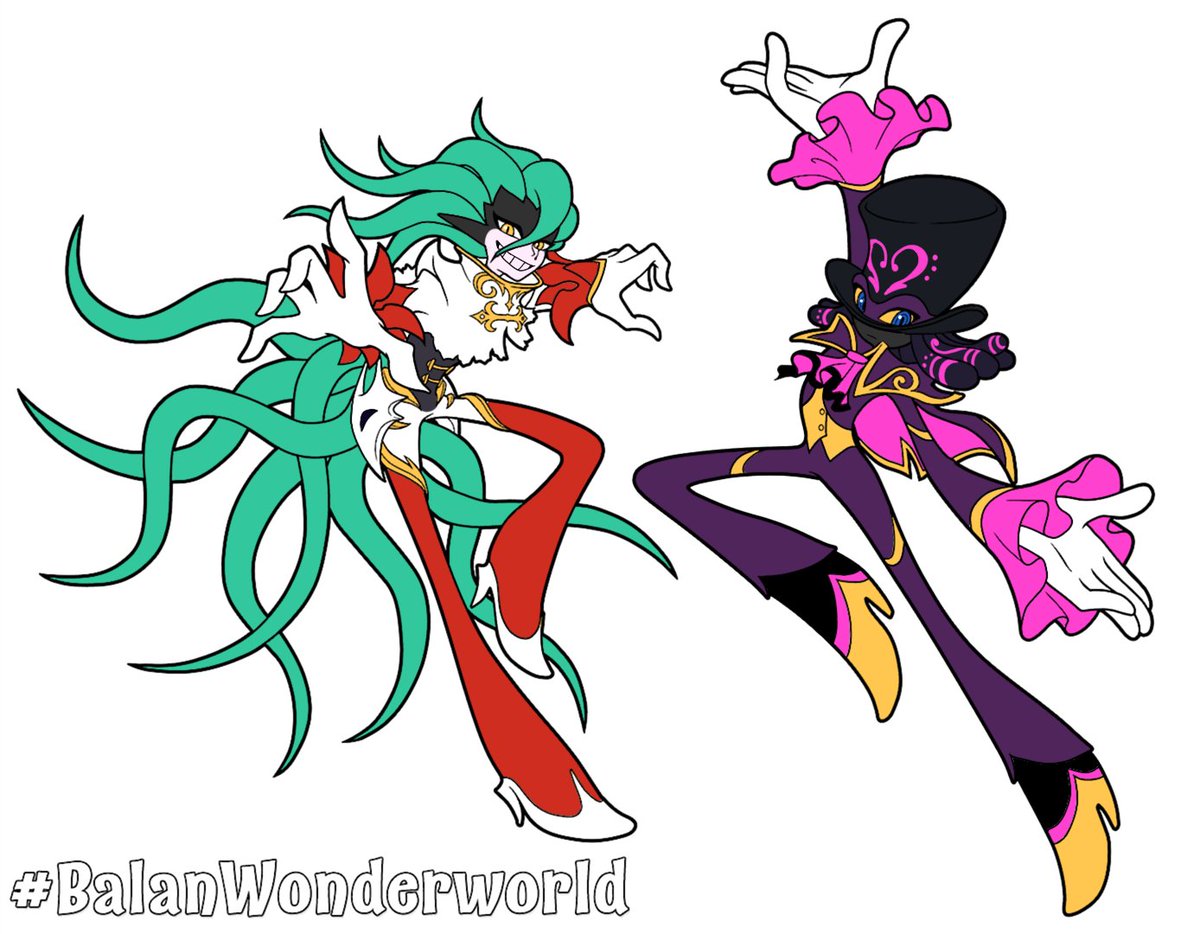 emirrart's tweet photo. @balanwworld i swapped their palettes! and a few other things ^^ #BalanWonderworld #WonderworldPositivity https://t.co/3UqTkNaiTg