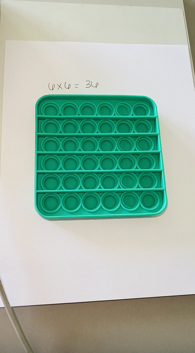 MabeCathleen's tweet image. Embraced the current “pop it fidget” craze, and did some area practice problems today!! #ccsrise2021