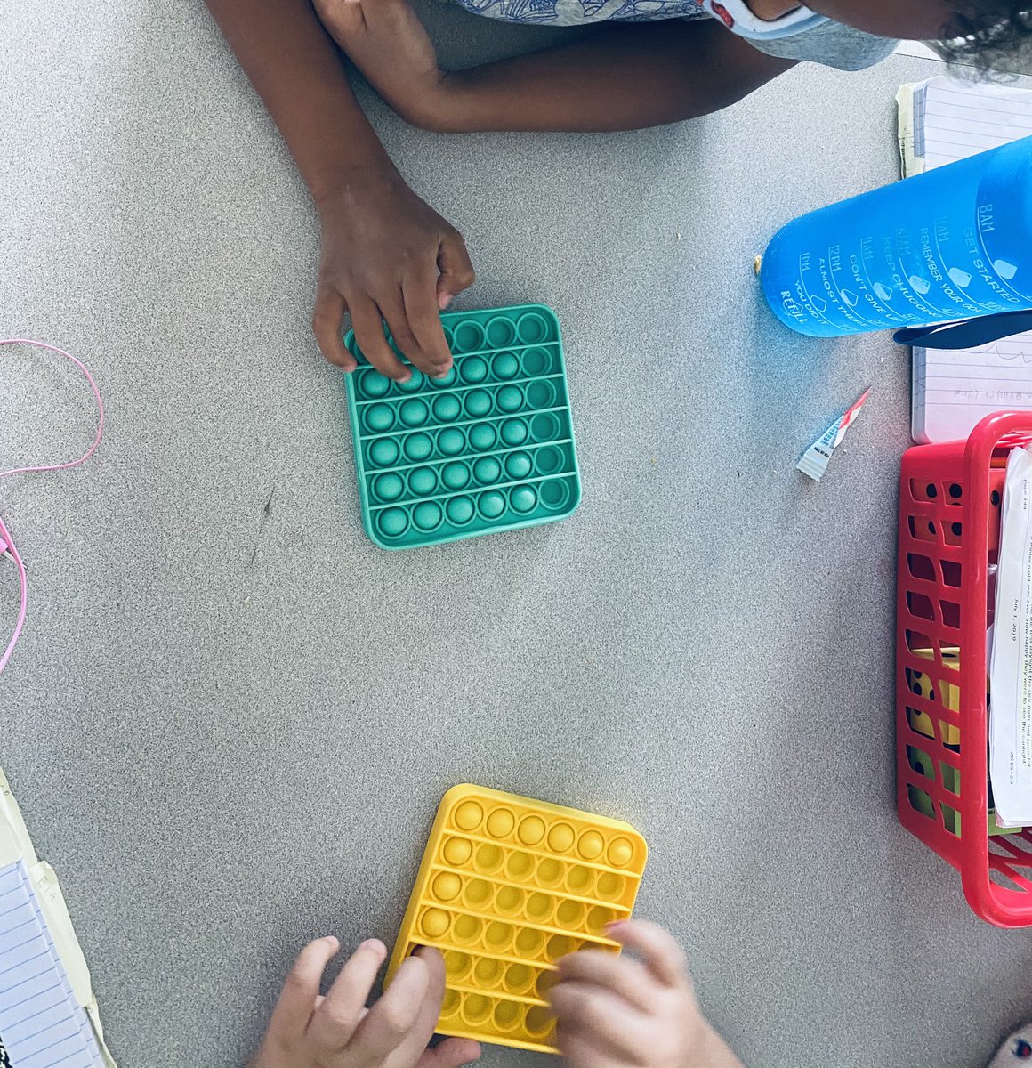 MabeCathleen's tweet image. Embraced the current “pop it fidget” craze, and did some area practice problems today!! #ccsrise2021