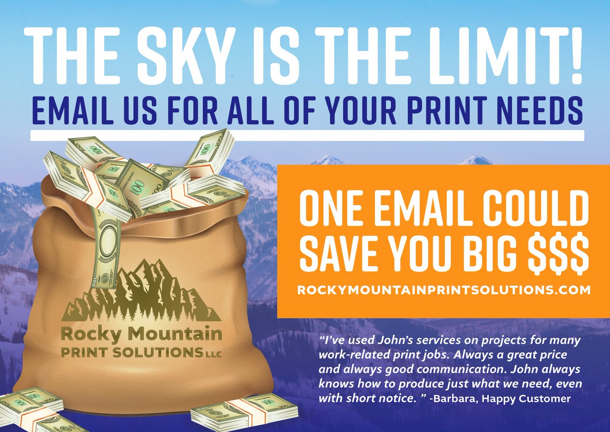 RMPSColorado's tweet image. Small business vs Social Media Algorithms....Please love and share this on your page.
john@rockymountainprintsolutions.com  THANK YOU !