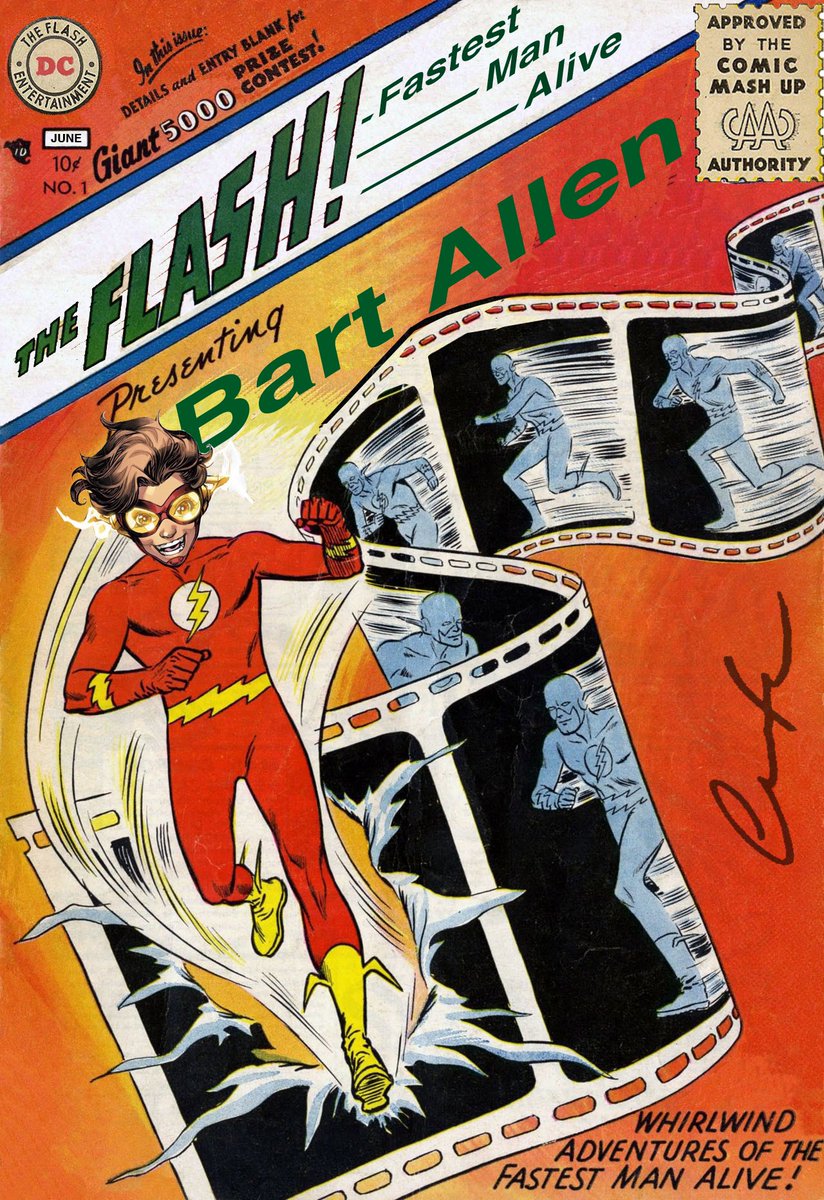 ChuckBrouilette's tweet photo. #OnThisDay in 2006 #BartAllen takesOver as #TheFlash in The Flash: #FastestManAlive #comics #1 #Grandson of #TheFlash2& #KidFlash #sidekick 2 #WallyWest as #TheFlash3 but #agedToAdulthood aft West’s #InfiniteCrisis deathAs #The4thFastestManAlive then #heDies2MakeRoom4GrampsReturn https://t.co/VT3nUk1GzJ