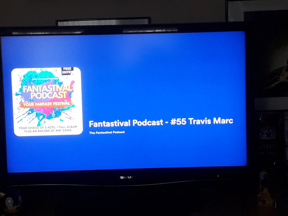 Catching up with the last 2 <a href="/FantastivalP/">FantastivalPodcast</a> podcasts <a href="/JoeLaz/">Joe Lazarus</a> and <a href="/TravisMarc/">Travis Marc</a>. Lazfest rocks 🤘Third of the way through Travis's. Have a listen to what he says  about bands &amp; Social Media👍👍, see what you think. Links for episodes <a href="/FantastivalP/">FantastivalPodcast</a> , give it a follow 💙💙🎵🎵🤘🤘