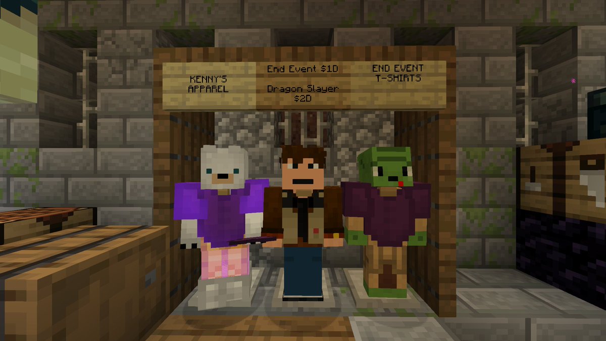The all new <a href="/KennyZope/">KENNY</a> Apparel 👕 coming to a store near you! End Event T-Shirts are already sold out, but be on the lookout 👀 for the next drop on #Minecraft #AfterLifeSMP.

💰 kennyzope.afterlifesmp.com